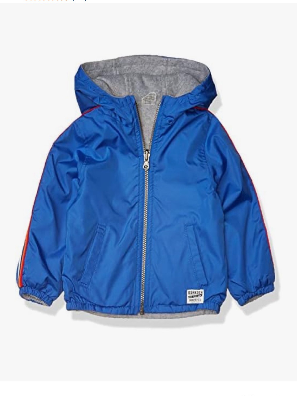 OshKosh B’Gosh Boys Reversible Midweight Hooded Jacket – 6-9 Months